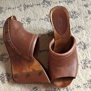 See by Chloe Wooden Wedges size 37